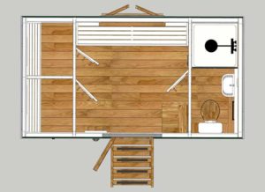 Plankbridge Pool House plan drawing