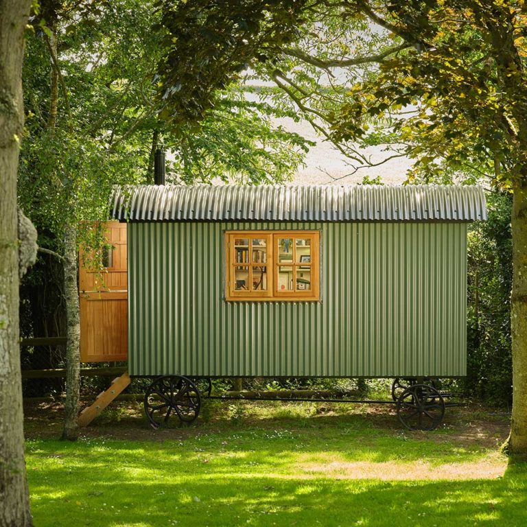 Plankbridge Studio shepherd's hut