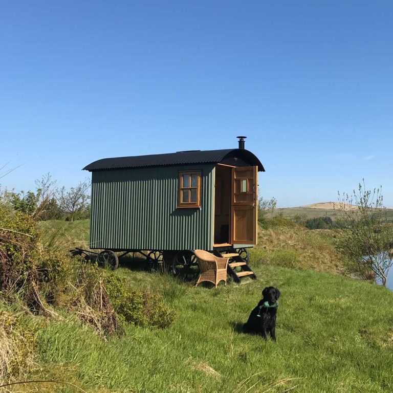 Plankbridge Studio shepherd's hut