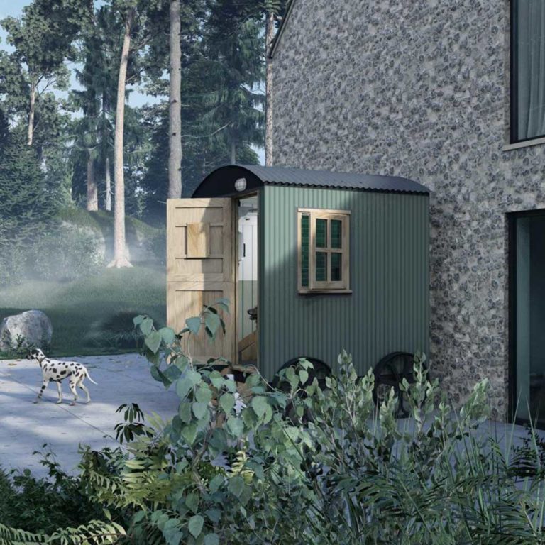 The Dog Wash Hut by Plankbridge Shepherd's Huts